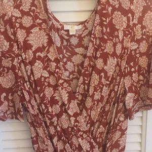 Charming Charlie Dress-Print Size S  NWOT
